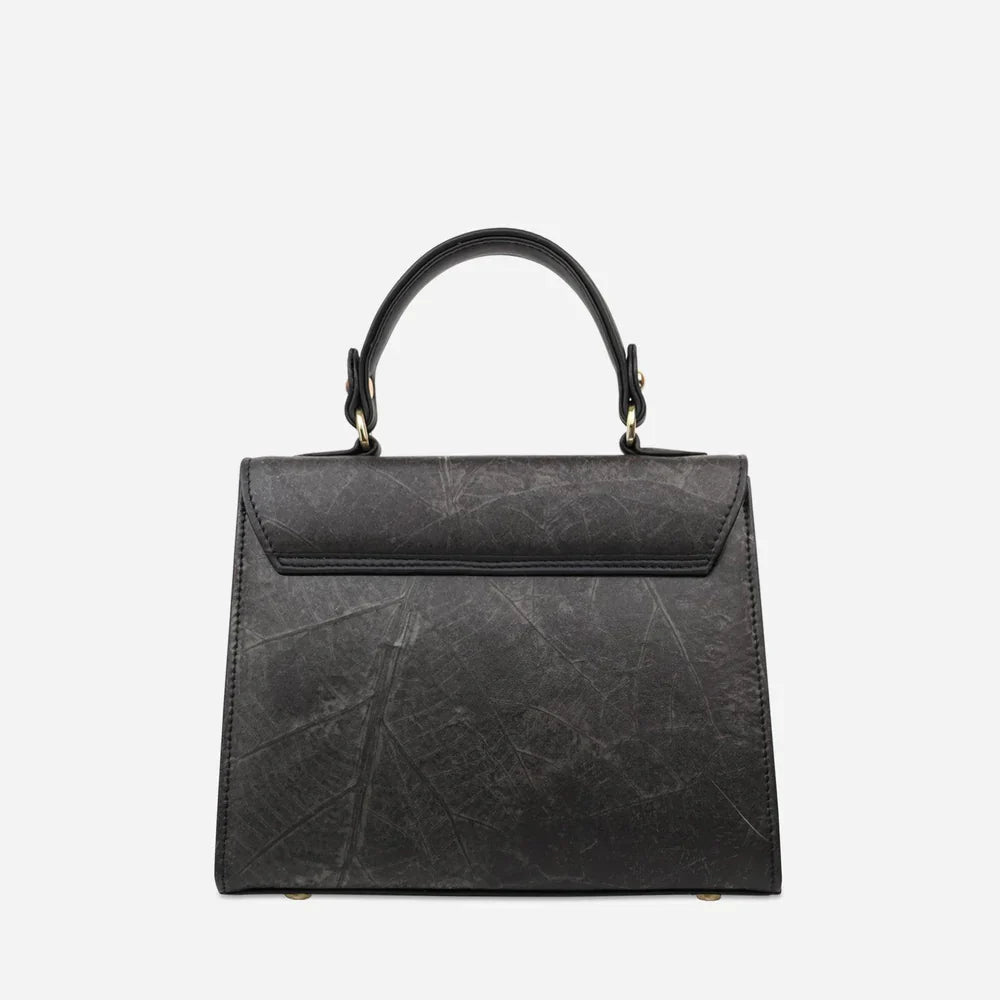 Gaia Vegan Leaf Leather Kelly Bag