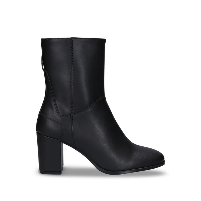 Harriet Vegan Apple Leather Booties - Black