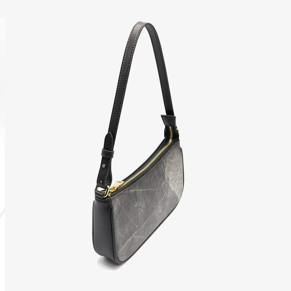 Kathleen Vegan Leaf Leather Shoulder Bag