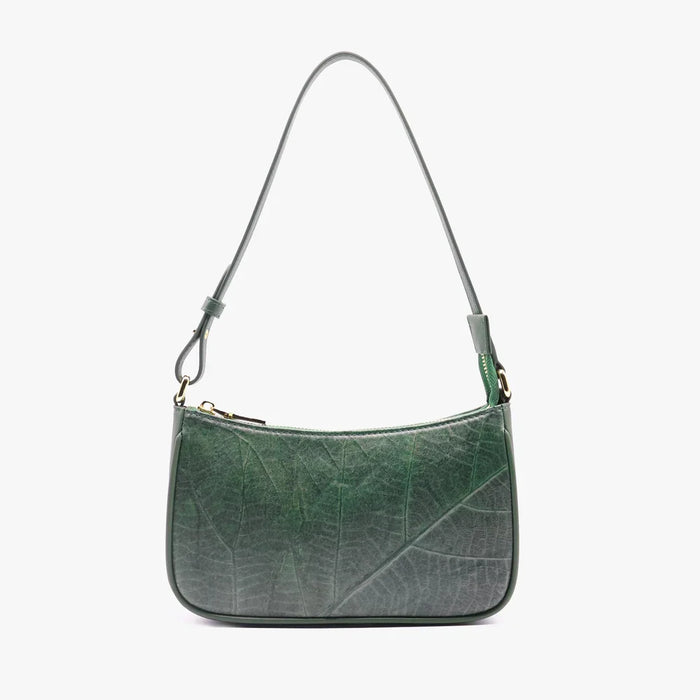 Kathleen Vegan Leaf Leather Shoulder Bag