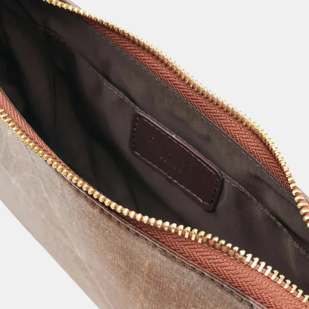 Kathleen Vegan Leaf Leather Shoulder Bag