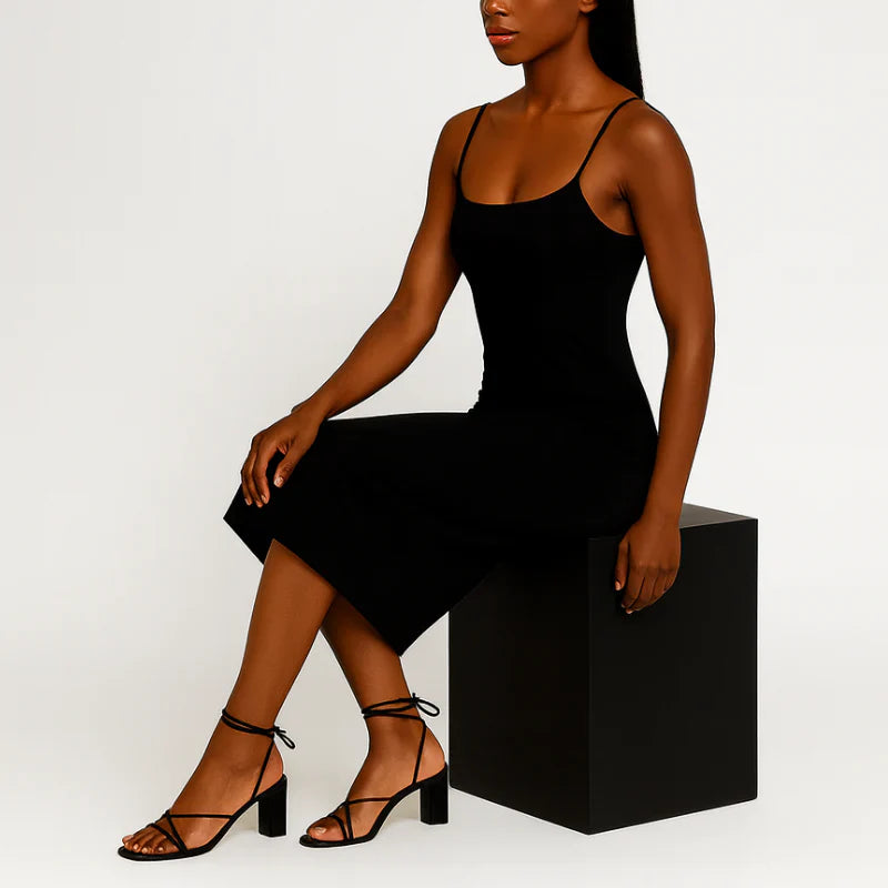 Serafim Vegan Apple Leather Lace Up Block Heel